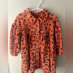 ( Rachel Zoe brand) 12 Month Baby Girl Cheetah Print Dress